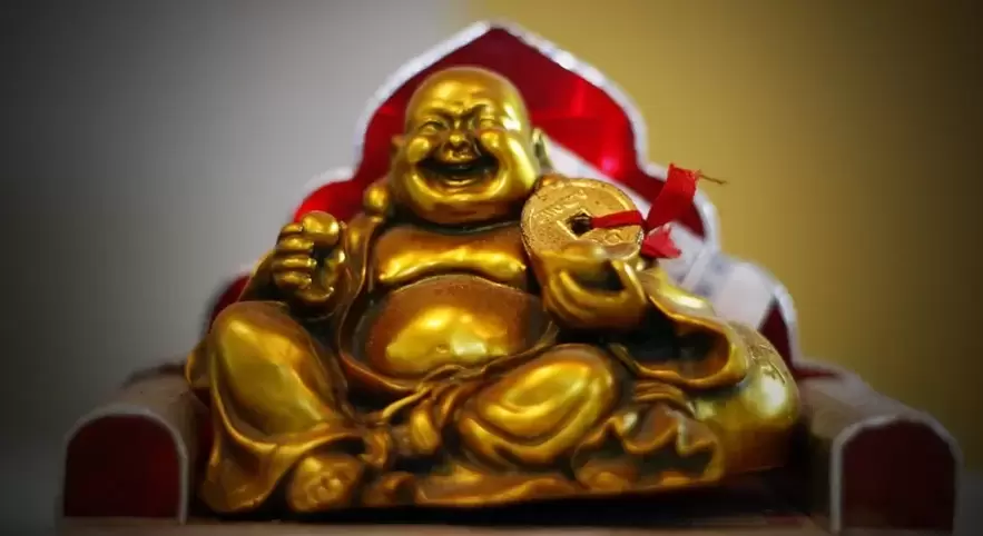 jimat keberuntungan - buddha tertawa